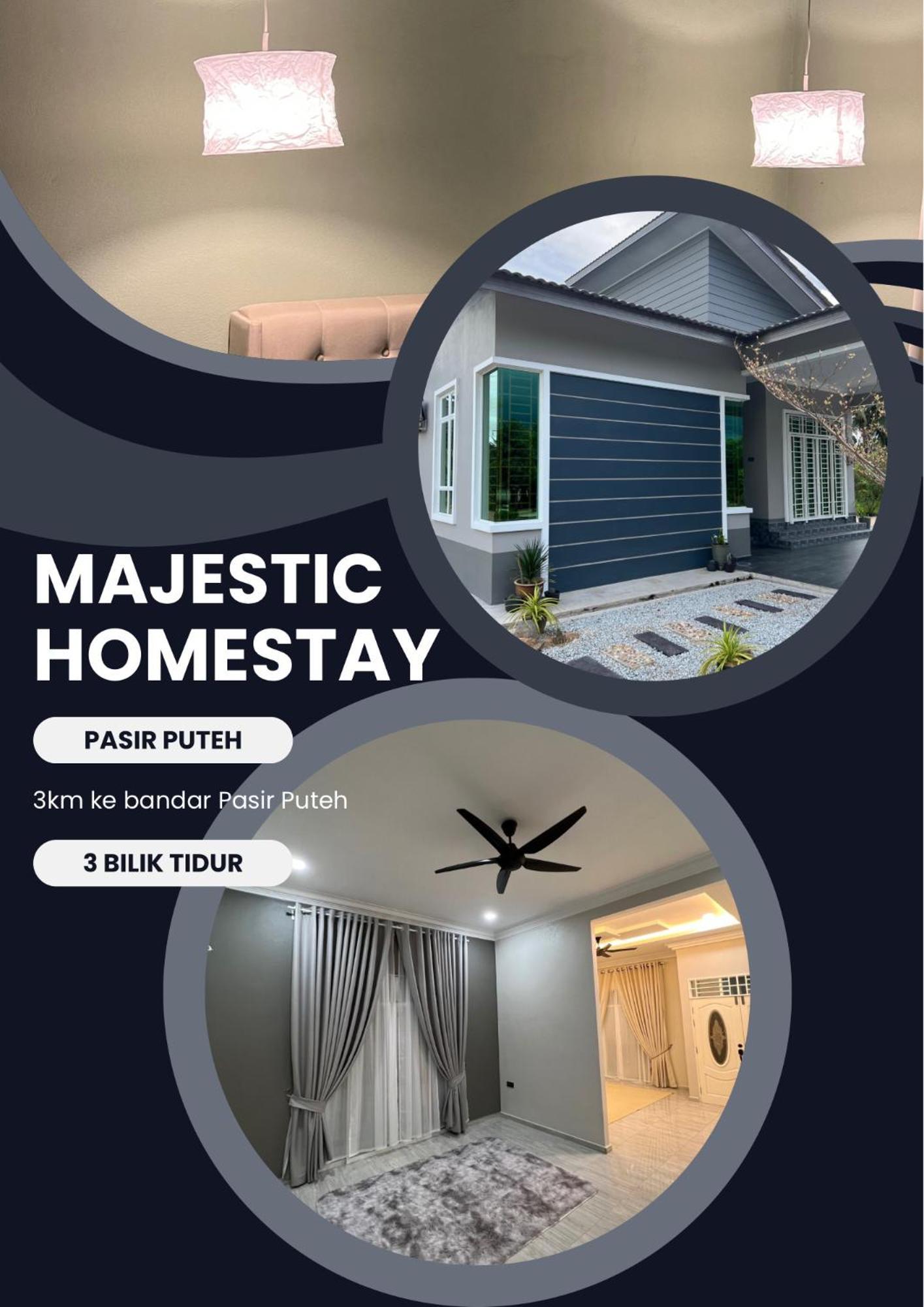 Majestic Homestay - Pasir Puteh Exterior foto
